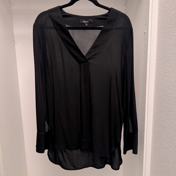 ANGL Tops - ANGL Black Long Sleeve Top